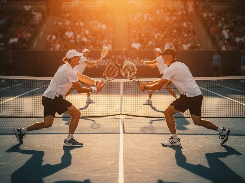 Carlos Alcaraz striking a forehand during his second-round victory at the 2026 BNP Paribas Open in I