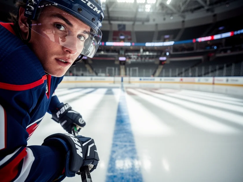 Connor McDavid skating at T-Mobile Arena as the Oilers face the Vegas Golden Knights in March 2026