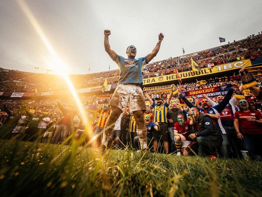 Nathan MacKinnon celebrates shootout winner for Colorado Avalanche against Minnesota Wild at Ball Ar