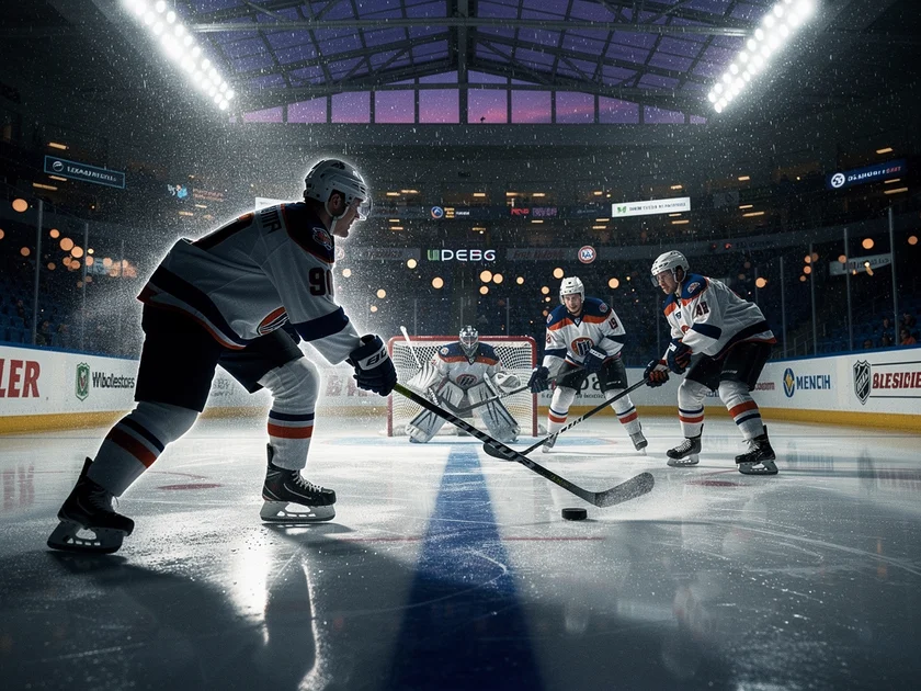 Winnipeg Jets defensemen on the ice during an NHL regular season home game at Canada Life Centre
